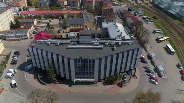 Tax Control Office Przemysl Urzad Kontroli Aerial View Poland High — Wideo stockowe