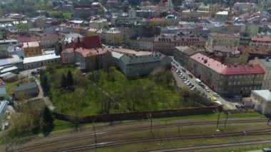 The Garden Of The Reformat Order Przemysl Ogrod Aerial View Poland. High quality 4k footage