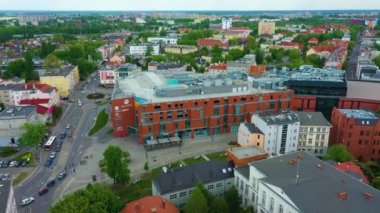 Solaris Shopping Center Opole Centrum Handlowe Aerial View Poland. High quality 4k footage