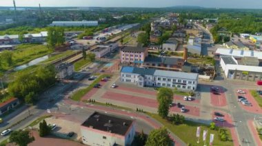 Shopping Center Galeria Radomsko Aerial View Poland. High quality 4k footage