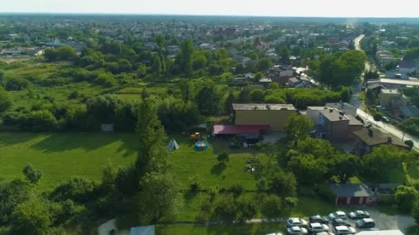 House Plot Radomsko Dzialki Aerial View Poland High Quality Footage — Wideo stockowe