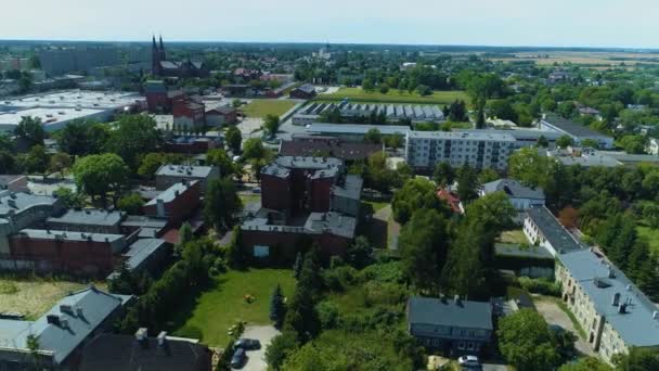 美しいパビリアのパノラマ空撮ポーランド 高品質4K映像 — ストック動画