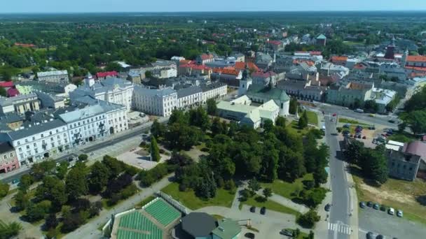 ベルナルダン修道院 Trybunalski Klasztor Airial View Poland 高品質4K映像 — ストック動画