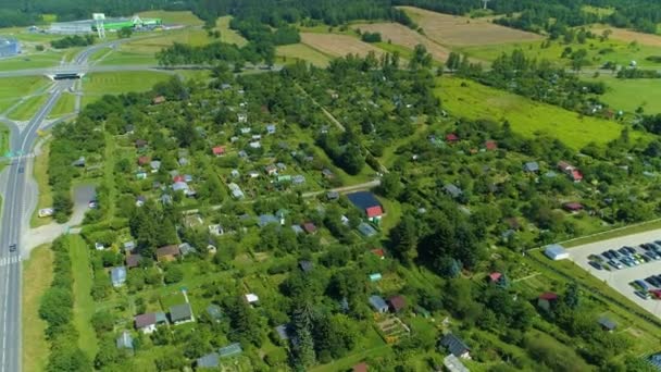Воздушный Вид Польши Гору Огродки Высококачественные Кадры — стоковое видео