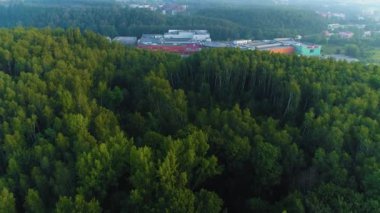 Mall Victoria Center Galerisi Walbrzych Galeria Hava Manzarası Polonya. Yüksek kalite 4k görüntü