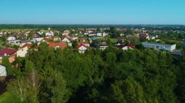 Güzel manzara Konin Krajobraz Hava Manzarası Polonya. Yüksek kalite 4k görüntü