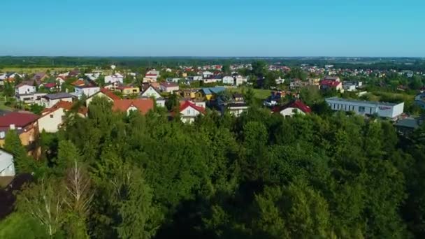 Paisagem Bonita Konin Krajobraz Vista Aérea Polónia Imagens Alta Qualidade — Vídeo de Stock