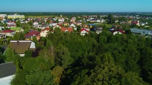 美しい景観 コニン クラヨブラズ空撮ポーランド 高品質4K映像 — ストック動画