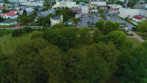 Beautiful Panorama Piaseczno Krajobraz Aerial View Poland 고품질 — 비디오