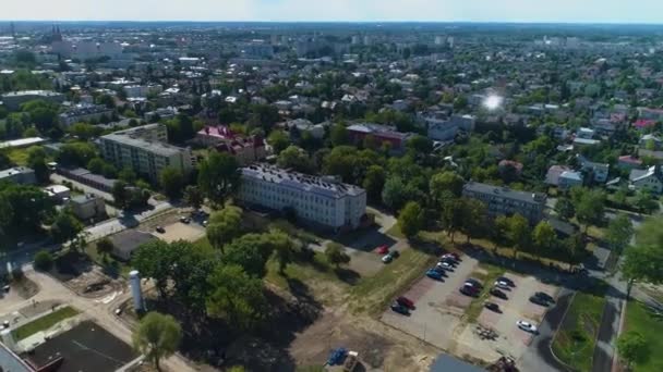 Bellissimo Paesaggio Siedlce Krajobraz Vista Aerea Polonia Filmati Alta Qualità — Video Stock