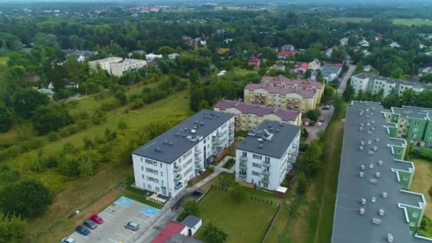 Julianka Estate Piaseczno Osiedle Aerial View Polen Hoge Kwaliteit Beeldmateriaal — Stockvideo