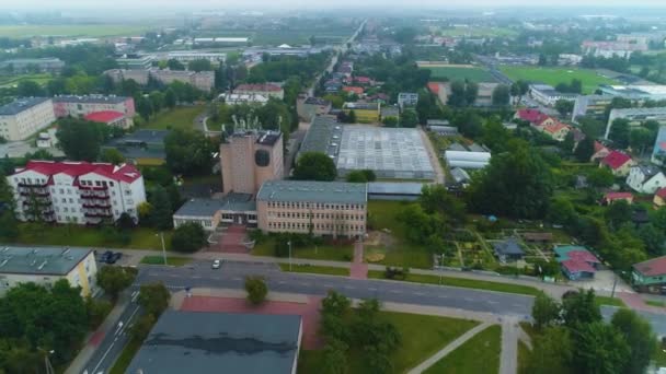 폴란드 원예학 연구소 Skierniewice Instytut Ogrodnictwa Aerial View Poland 고품질 — 비디오