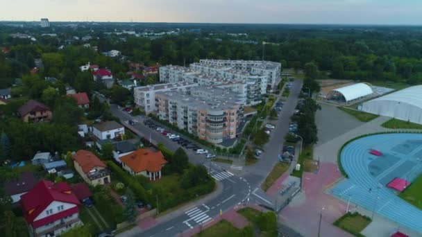 Beautiful Apartments Propiedad Piaseczno Apartamenty Osiedle Vista Aérea Polonia Imágenes — Vídeo de stock