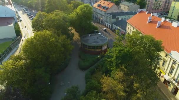 Piękne Stare Miasto Kalisz Stare Miasto Widok Lotu Ptaka Polska — Wideo stockowe