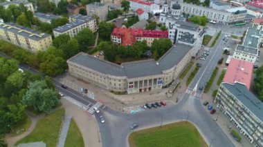 Bialystok Üniversitesi Uniwersytet Filoloczny Hava Görüntüleme Polonya. Yüksek kalite 4k görüntü