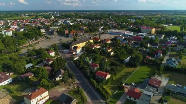 Beautiful Panorama Biala Podlaska Krajobraz Aerial View Poland High Quality — Stock Video