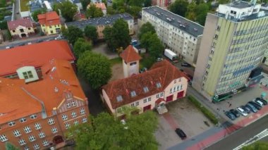 İtfaiye Tugayı Straz Pozarna Hava Filosu Polonya. Yüksek kalite 4k görüntü