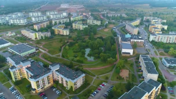 Качи Долек Парк Сувалки Воздушный Вид Польшу Высококачественные Кадры — стоковое видео