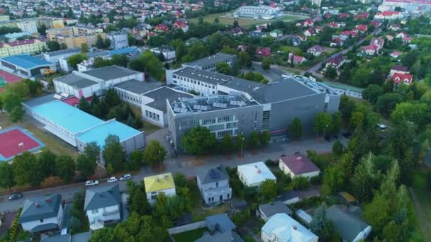 Ontwikkelingscentrum Biala Podlaska Osrodek Badan Aerial View Polen Hoge Kwaliteit — Stockvideo