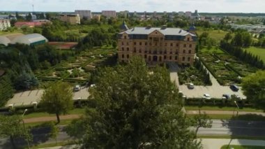 Amber Palace Otel Wloclawek Palac Bursztynowy Hava Görüntüsü Polonya. Yüksek kalite 4k görüntü