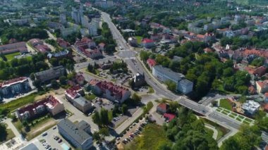Güzel manzara Olsztyn Krajobraz Hava Manzarası Polonya. Yüksek kalite 4k görüntü