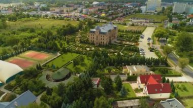 Amber Palace Otel Wloclawek Palac Bursztynowy Hava Görüntüsü Polonya. Yüksek kalite 4k görüntü