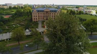 Amber Palace Otel Wloclawek Palac Bursztynowy Hava Görüntüsü Polonya. Yüksek kalite 4k görüntü