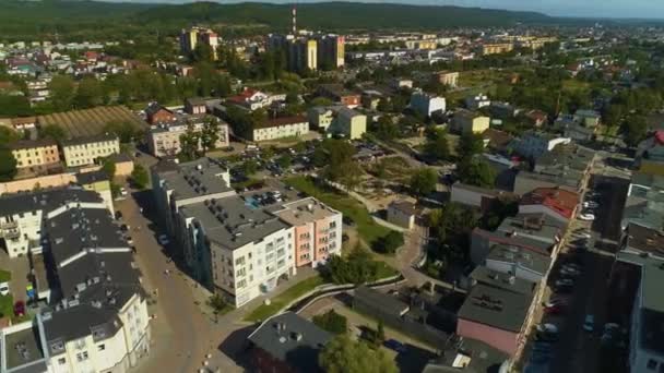 Beautiful Panorama Wejherowo Krajobraz Aerial View Poland Vysoce Kvalitní Záběry — Stock video