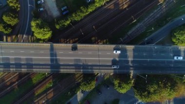 Rumia Krajobraz Havayolları üzerindeki Sobieskiego Tepesi Polonya. Yüksek kalite 4k görüntü