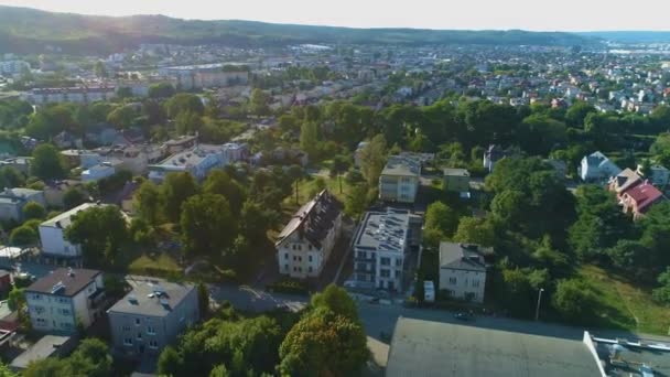 Schöne Landschaft Rumia Krajobraz Luftaufnahme Polen Hochwertiges Filmmaterial — Stockvideo