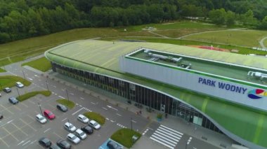 Su Parkı Koszalin Parkı Wodny Kova Parkı Hava Parkı Polonya. Yüksek kalite 4k görüntü