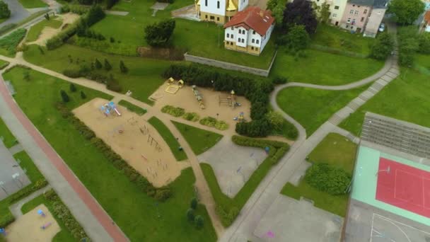 Sports Valley Koszalin Sportowa Dolina Aerial View Polen Hoge Kwaliteit — Stockvideo