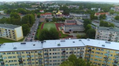 İlkokul Koszalin Szkola Podstawowa Havacılık Polonya. Yüksek kalite 4k görüntü