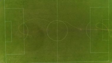 Speedway Futbol Stadyumu Pila Stadyumu Zuzlowo Pilkarski Hava Manzaralı Polonya. Yüksek kalite 4k görüntü