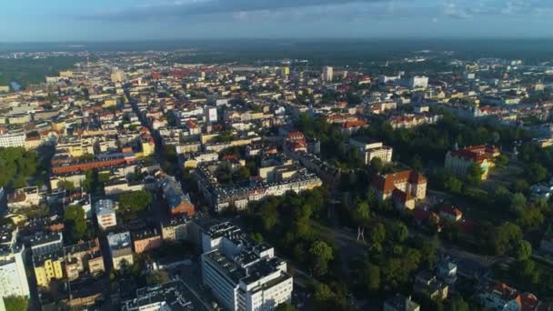 Όμορφο Τοπίο Bydgoszcz Krajobraz Aerial View Πολωνία Υψηλής Ποιότητας Πλάνα — Αρχείο Βίντεο