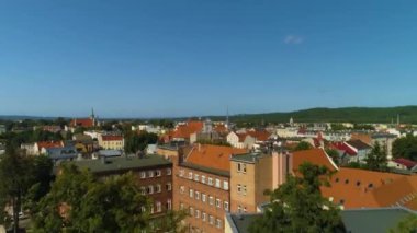 Wejherowo Krajobraz Hava Manzarası Polonya 'nın Güzel Panoraması. Yüksek kalite 4k görüntü