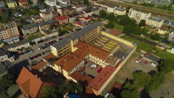 Wejherowo Areszt Sledczy Aerial View Poland 高品質4K映像 — ストック動画