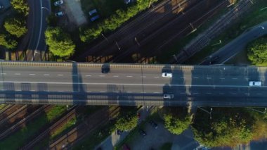 Rumia Krajobraz Havayolları üzerindeki Sobieskiego Tepesi Polonya. Yüksek kalite 4k görüntü