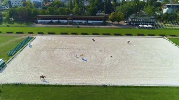Hippodrome Equestrian Center Sopot Hipodrom Osrodek Jezdziecki Aerial Poland Images — Video