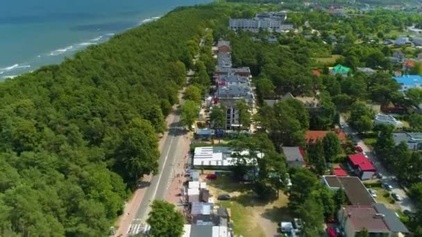 아름다운 Jastrzebia Gora Piekny Krajobraz Aerial View 폴란드 고품질 — 비디오