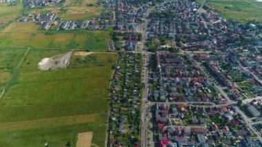 Güzel manzara Leba Piekny Krajobraz Hava Manzarası Polonya. Yüksek kalite 4k görüntü