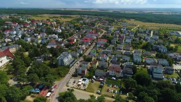 Güzel Manzara Jastrzebia Gora Piekny Krajobraz Hava Manzarası Polonya Yüksek — Stok video