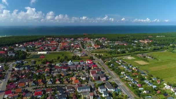 美しい風景レバPiekny Krajobraz空中ビューポーランド 高品質4K映像 — ストック動画