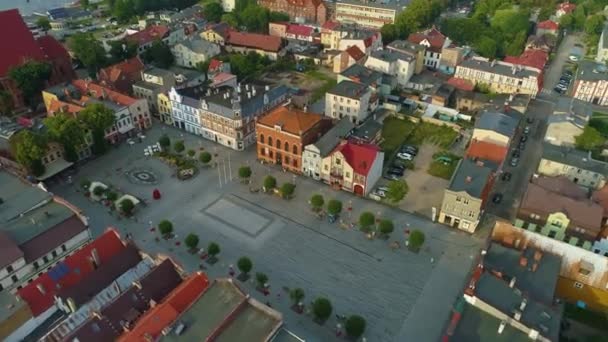 美丽的风景普克 皮克尼 克拉乔拉兹波兰航空观景 高质量的4K镜头 — 图库视频影像