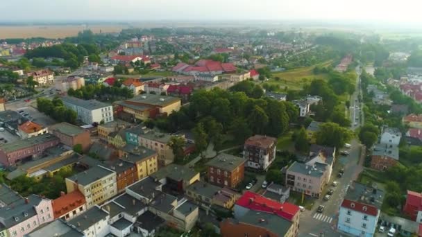 Krásná Krajina Puck Piekny Krajobraz Aerial View Polsko Vysoce Kvalitní — Stock video