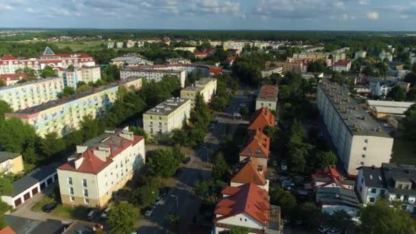 Landschaft Ustka Kopernika Krajobraz Luftaufnahme Polen Hochwertiges Filmmaterial — Stockvideo