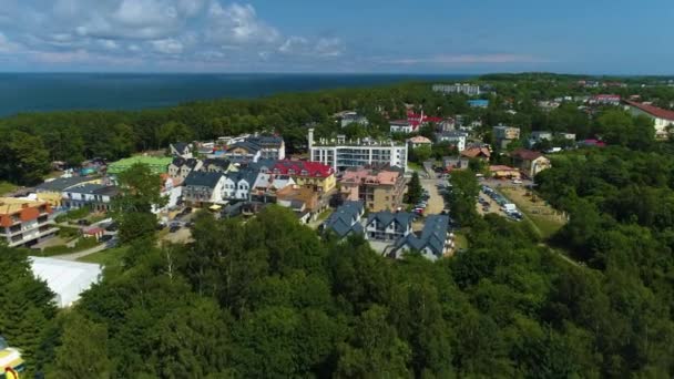 美しい風景Jastzebia Gora Piekny Krajobraz空中ビューポーランド 高品質4K映像 — ストック動画