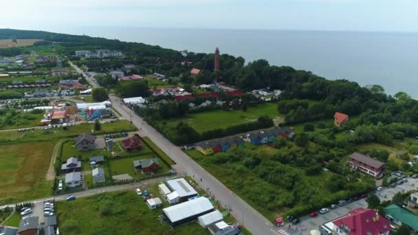 Schöne Landschaft Von Gaski Piekny Krajobraz Luftaufnahme Polen Hochwertiges Filmmaterial — Stockvideo