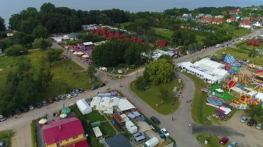 Gaski Centrum Nadbrzezna Havayolları Polonya. Yüksek kalite 4k görüntü