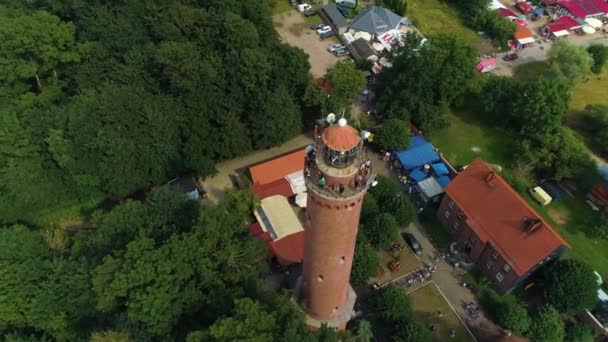 Deniz Feneri Gaski Latarnia Morska Havacılık Polonya Yüksek Kalite Görüntü — Stok video